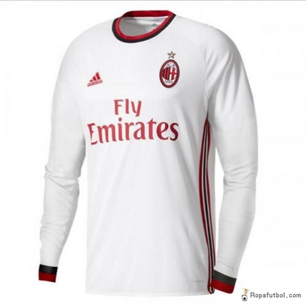 Camiseta AC Milan Replica Segunda Ropa ML 2017/18